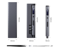 SILVER MONKEY Zestaw precyzyjnego elektrycznego wkrętaka – 57 elementów SMA305 - 1361011 - zdjęcie 5